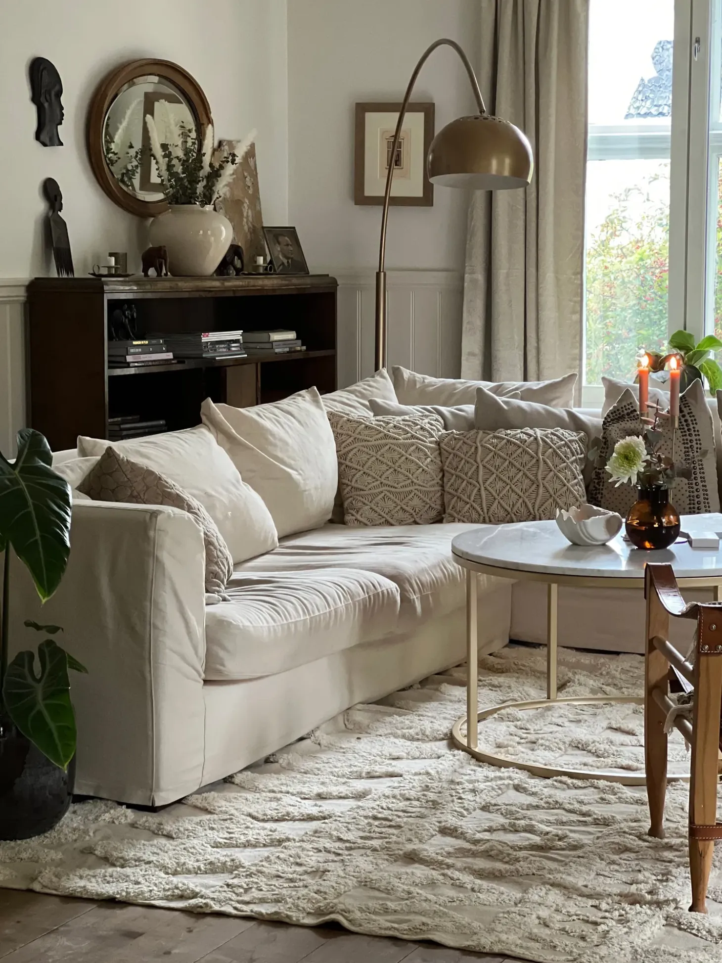 Gulvtæppe DIDIM Beige 160 x 230 cm Bomuld