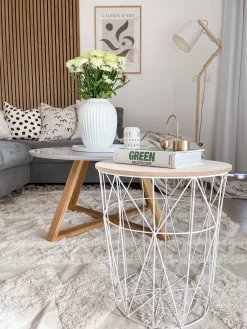 Gulvtæppe DIDIM Beige 160 x 230 cm Bomuld
