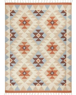 Gulvtæppe DILIJAN Multifarvet 160 x 230 cm Bomuld Kelim
