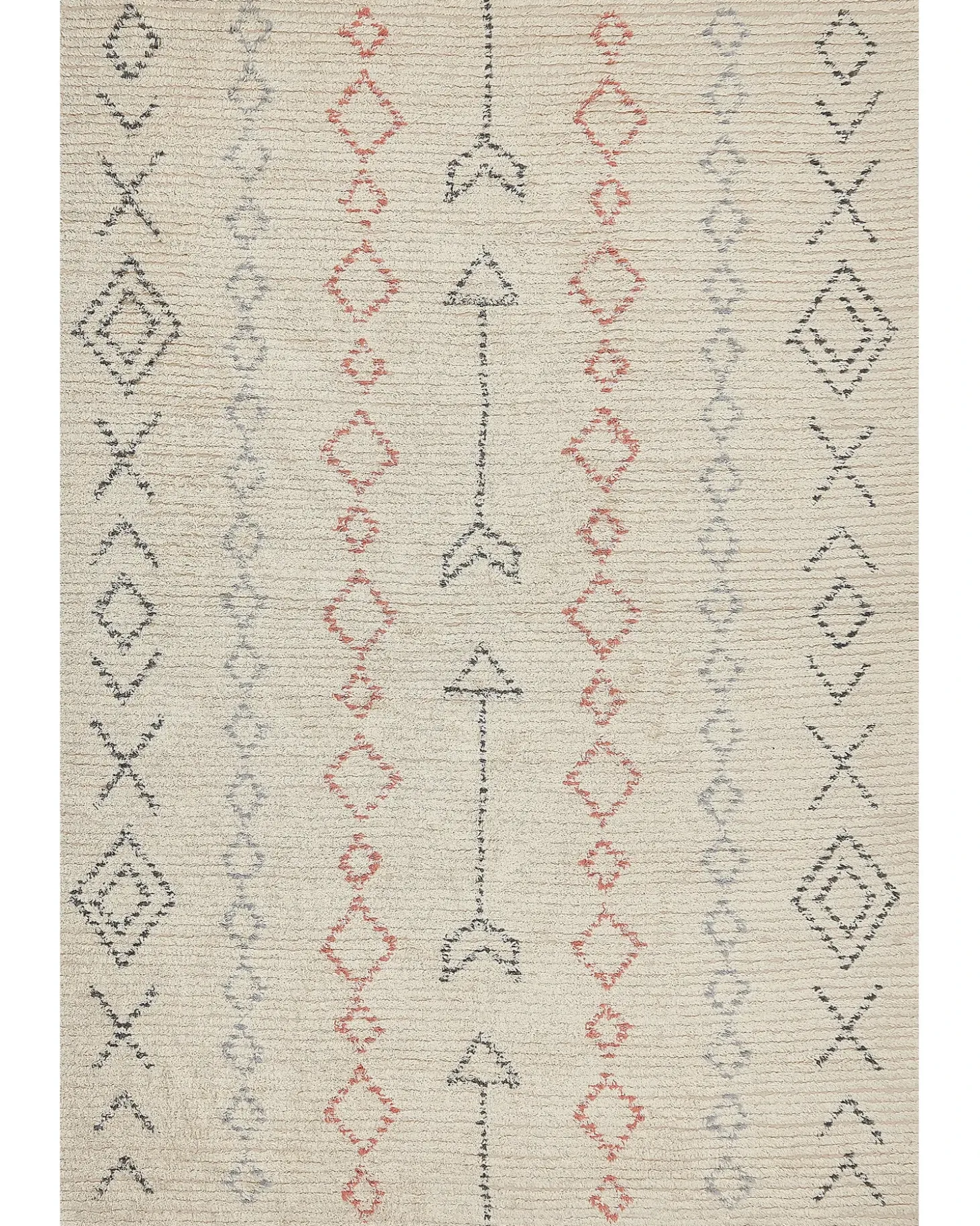 Gulvtæppe DISPUR Beige 160 x 230 cm Bomuld