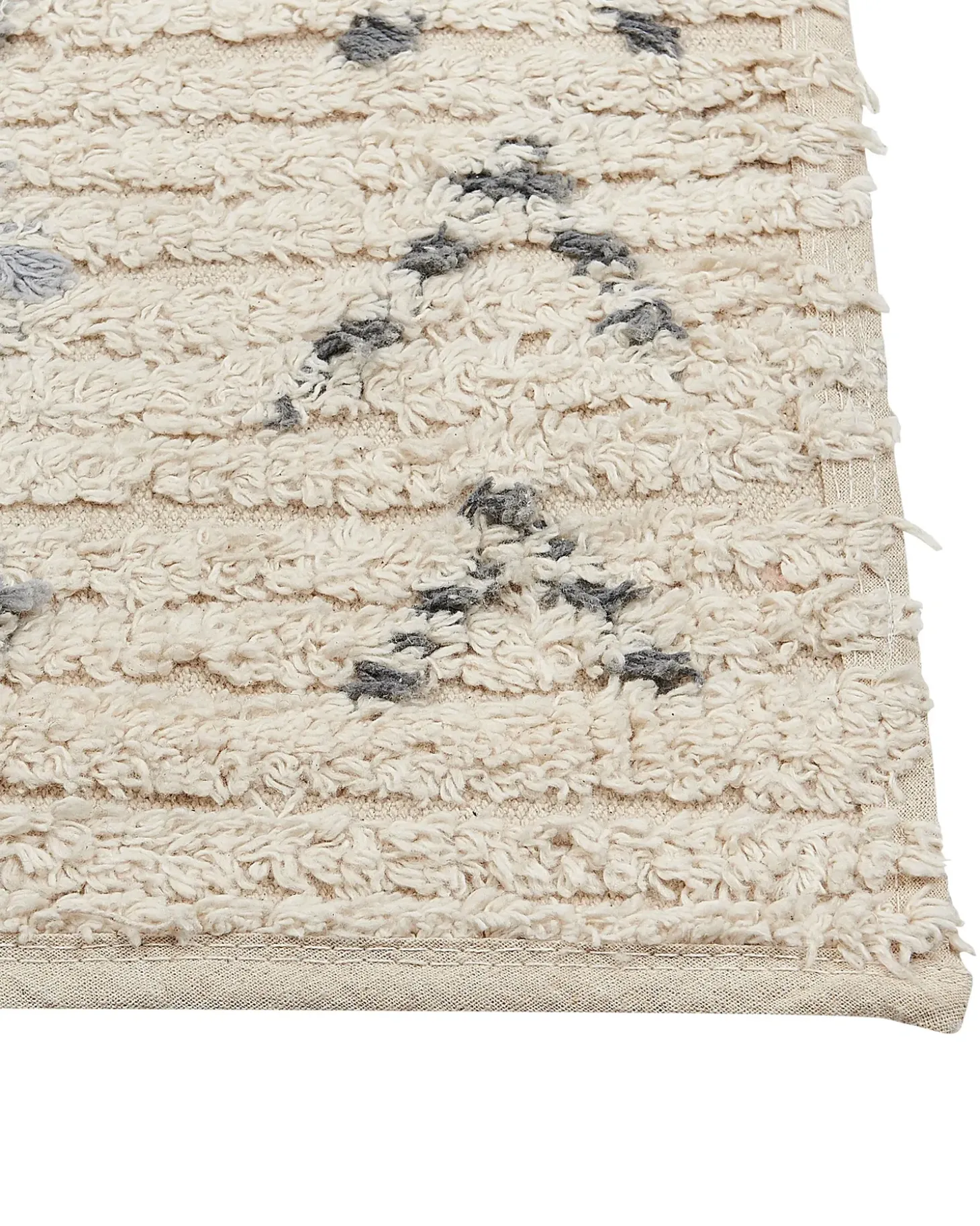 Gulvtæppe DISPUR Beige 160 x 230 cm Bomuld