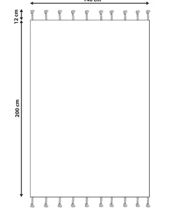 Gulvtæppe DOKUZ Beige 140 x 200 cm Bomuld