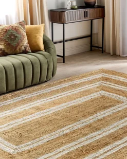 Gulvtæppe ELMALI Beige 200 x 300 cm Jute