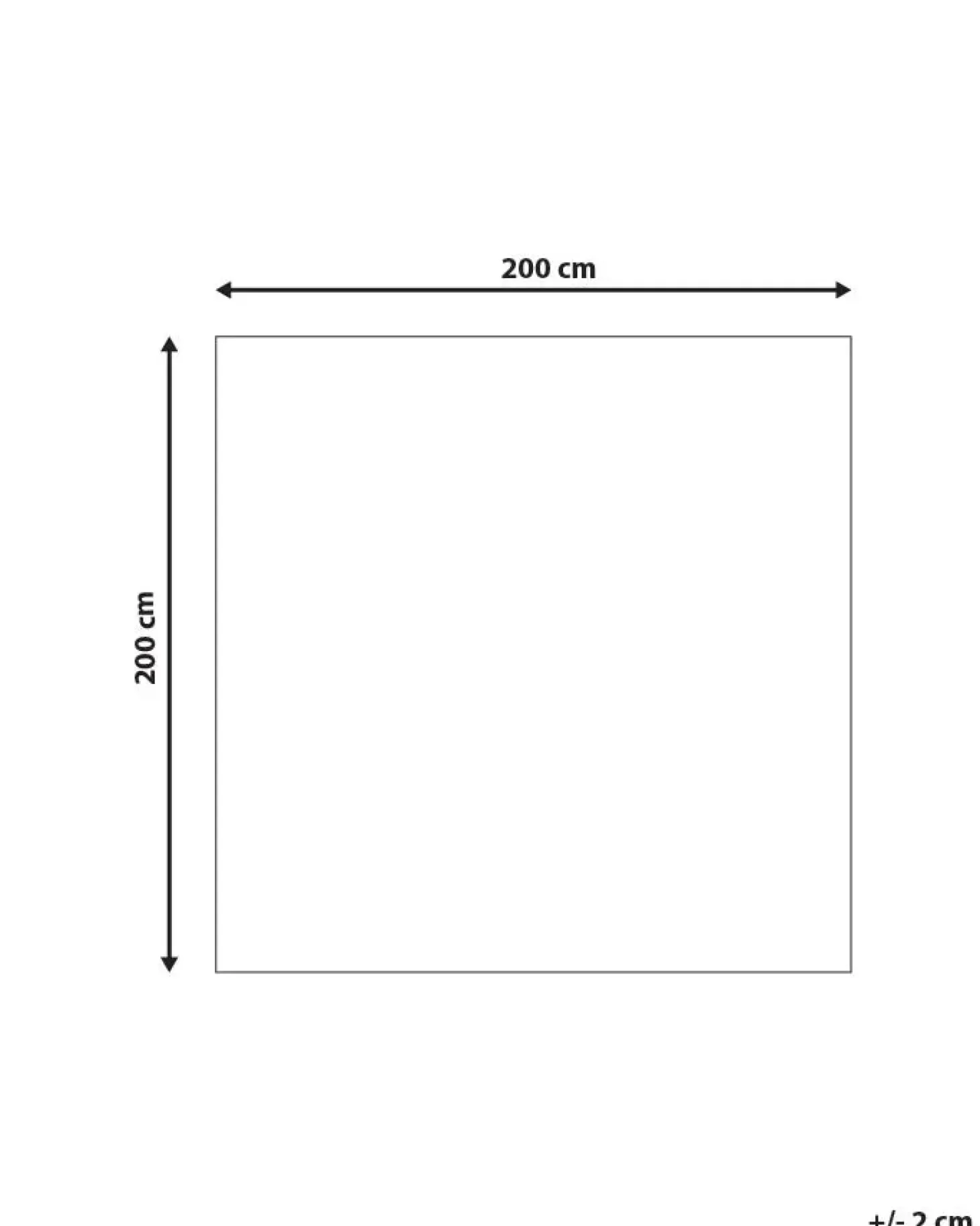 Gulvtæppe ENNE Multifarvet 200 x 200 cm Ægte læder