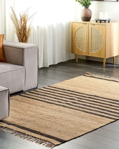 Gulvtæppe ERICEK Beige 160 x 230 cm Jute