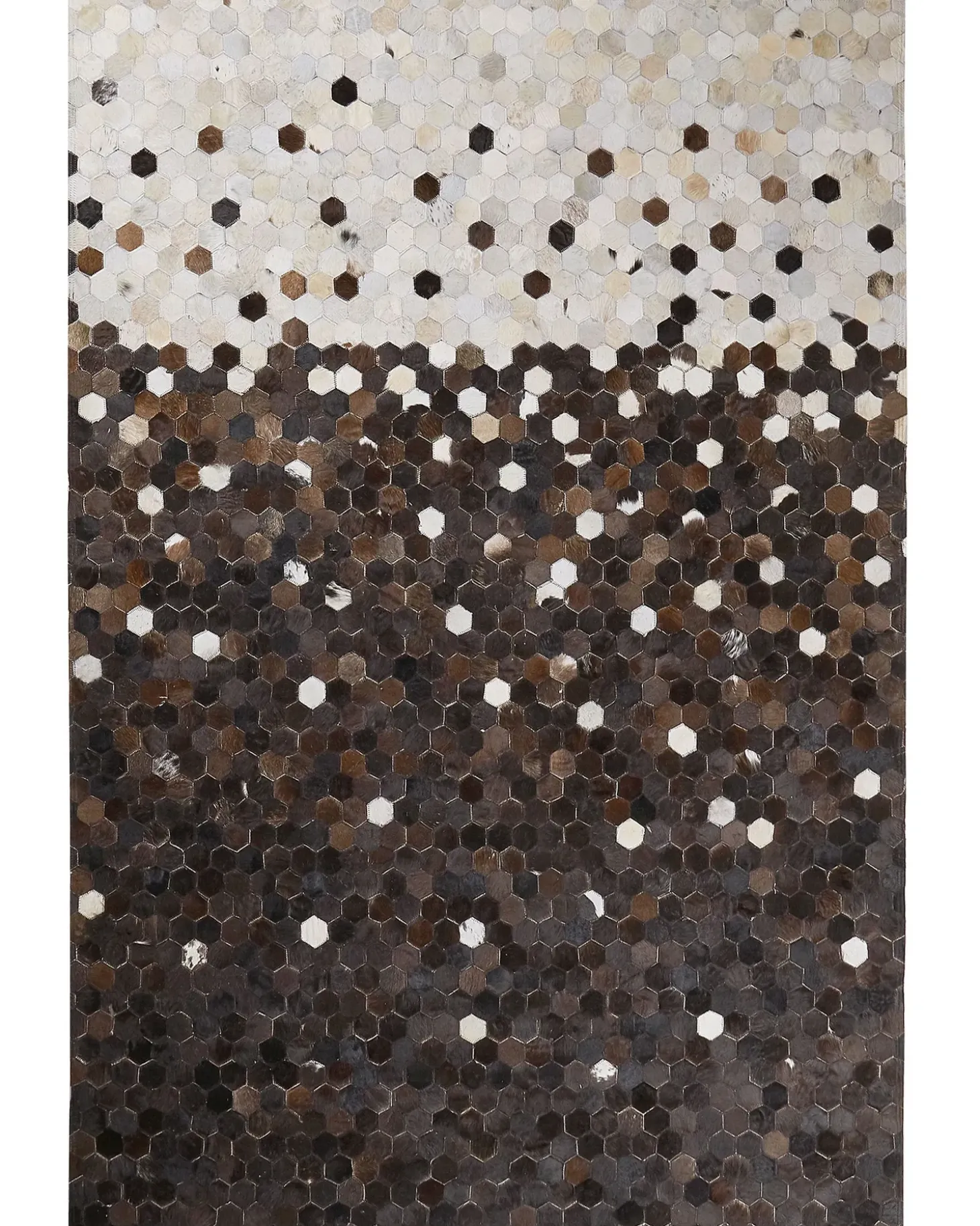 Gulvtæppe EYIM Brun 160 x 230 cm Ægte læder