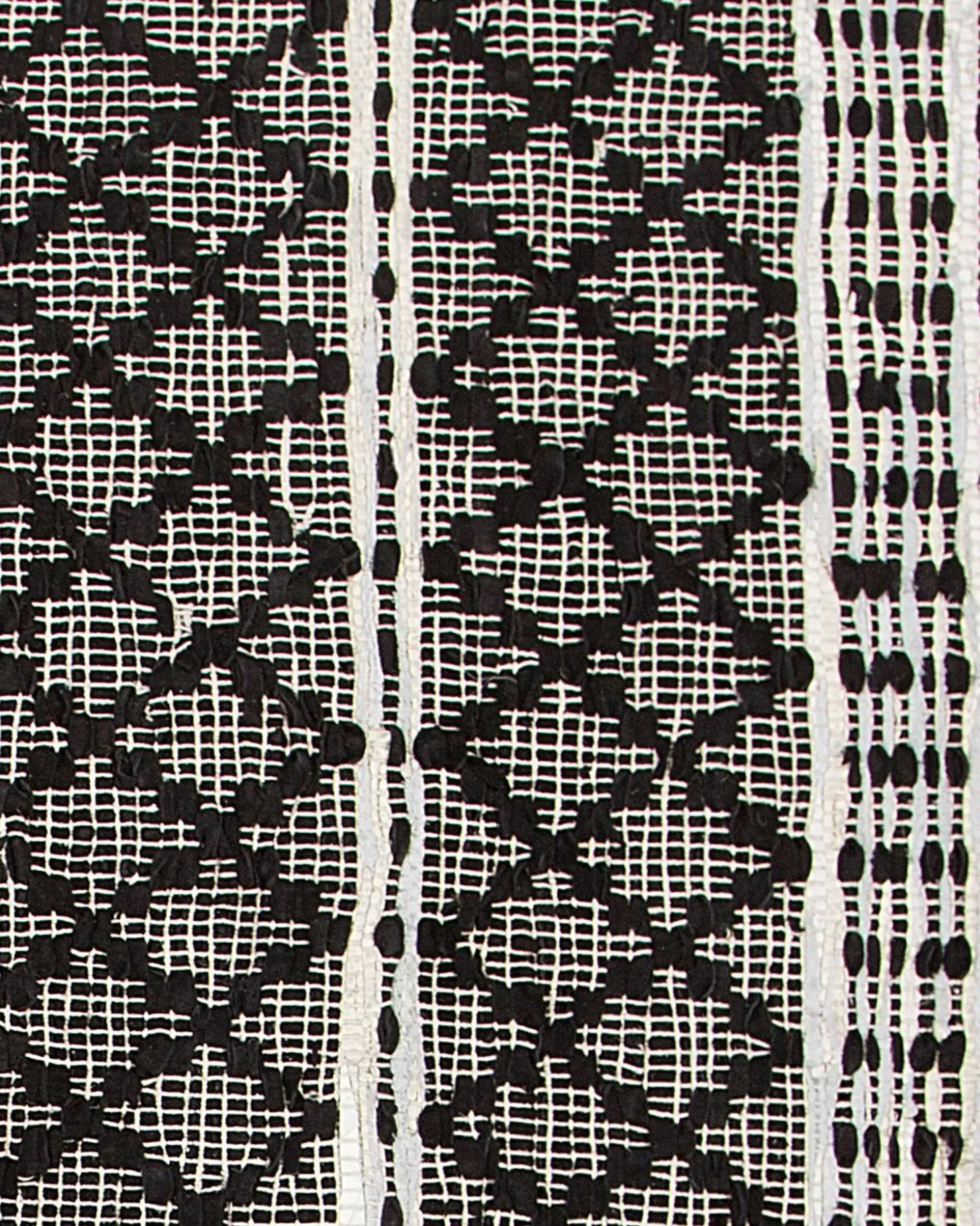 Gulvtæppe FEHIMLI Sort 140 x 200 cm Ægte læder
