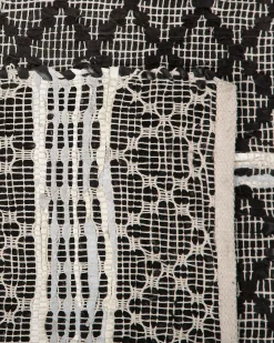 Gulvtæppe FEHIMLI Sort 140 x 200 cm Ægte læder
