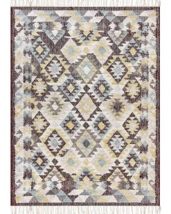 Gulvtæppe FENER Multifarvet 160 x 230 cm Jute