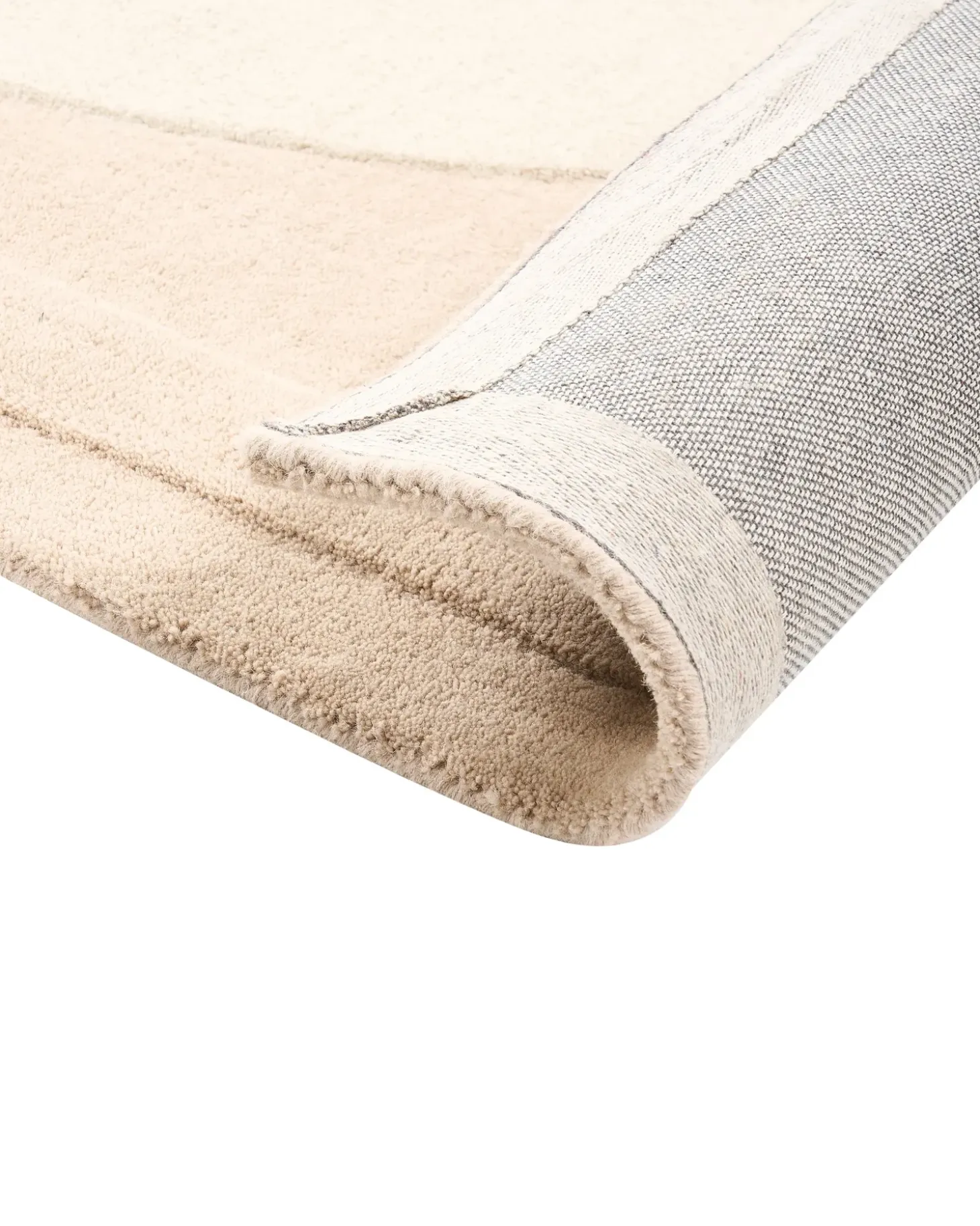 Gulvtæppe GAYA Beige 200 x 300 cm Uld
