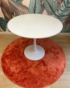 Gulvtæppe GESI II Orange ø 140 cm Viskose
