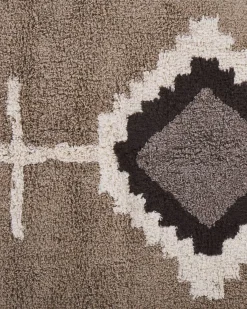 Gulvtæppe GEYVE Beige 160 x 230 cm Bomuld