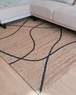 Gulvtæppe GHOTA Beige 160 x 230 cm Jute