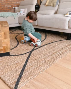 Gulvtæppe GHOTA Beige 160 x 230 cm Jute