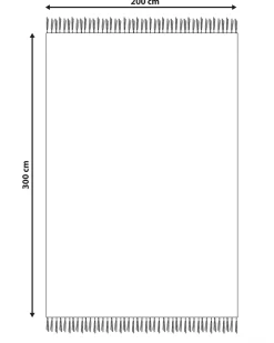 Gulvtæppe GHUKASAVAN Multifarvet 200 x 300 cm Uld Kelim