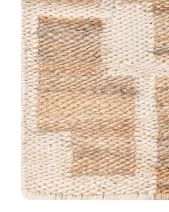 Gulvtæppe GONDIA Lys Beige 80 x 300 cm Jute