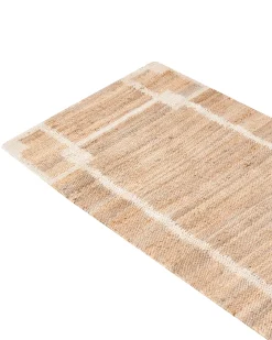 Gulvtæppe GONDIA Lys Beige 80 x 300 cm Jute