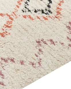 Gulvtæppe GUWAHATI Beige 160 x 230 cm Bomuld