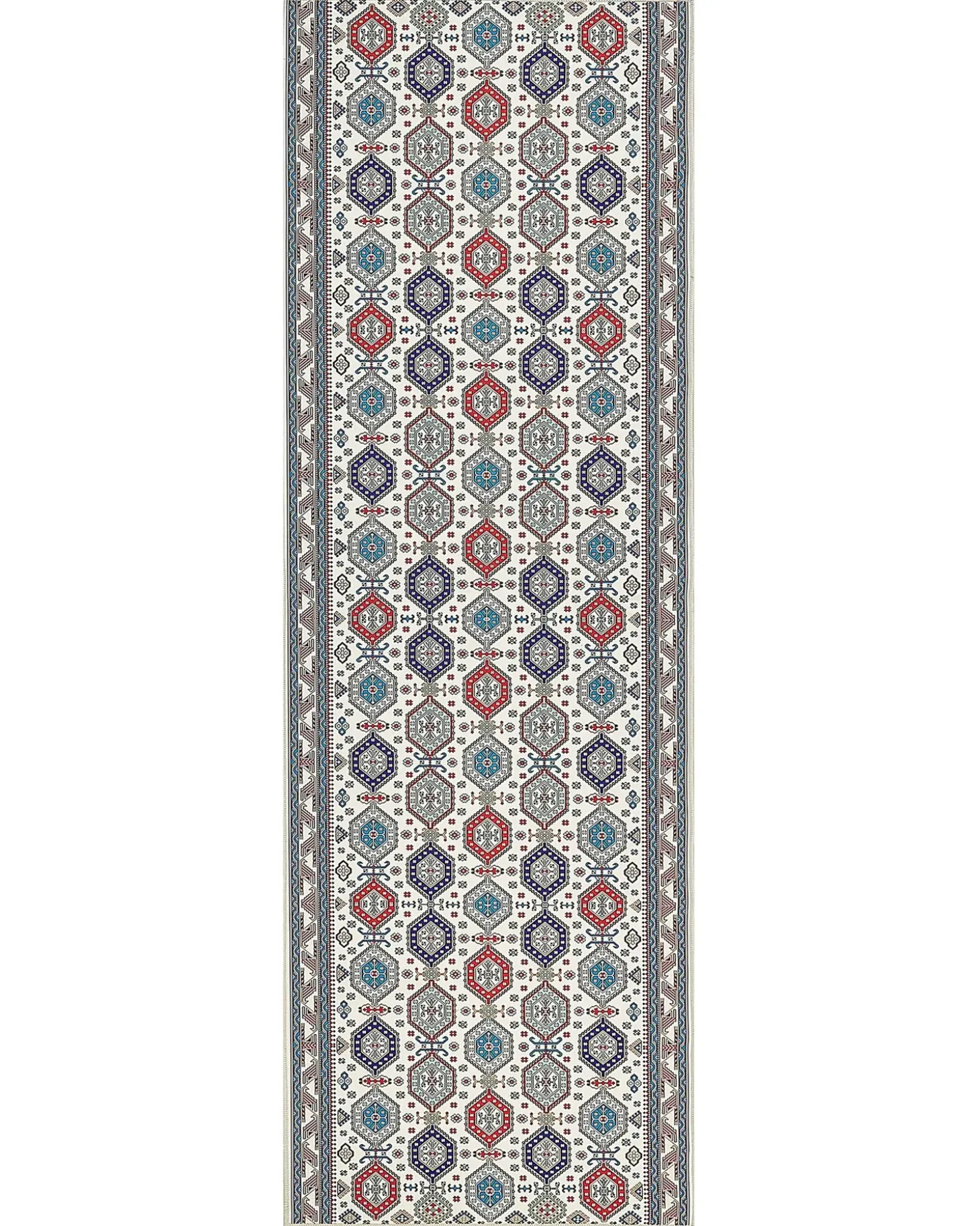 Gulvtæppe HACILAR Multifarvet 80 x 240 cm