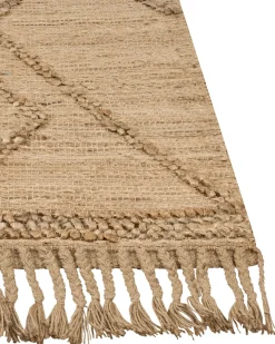Gulvtæppe HANDERE Beige 200 x 300 cm Jute