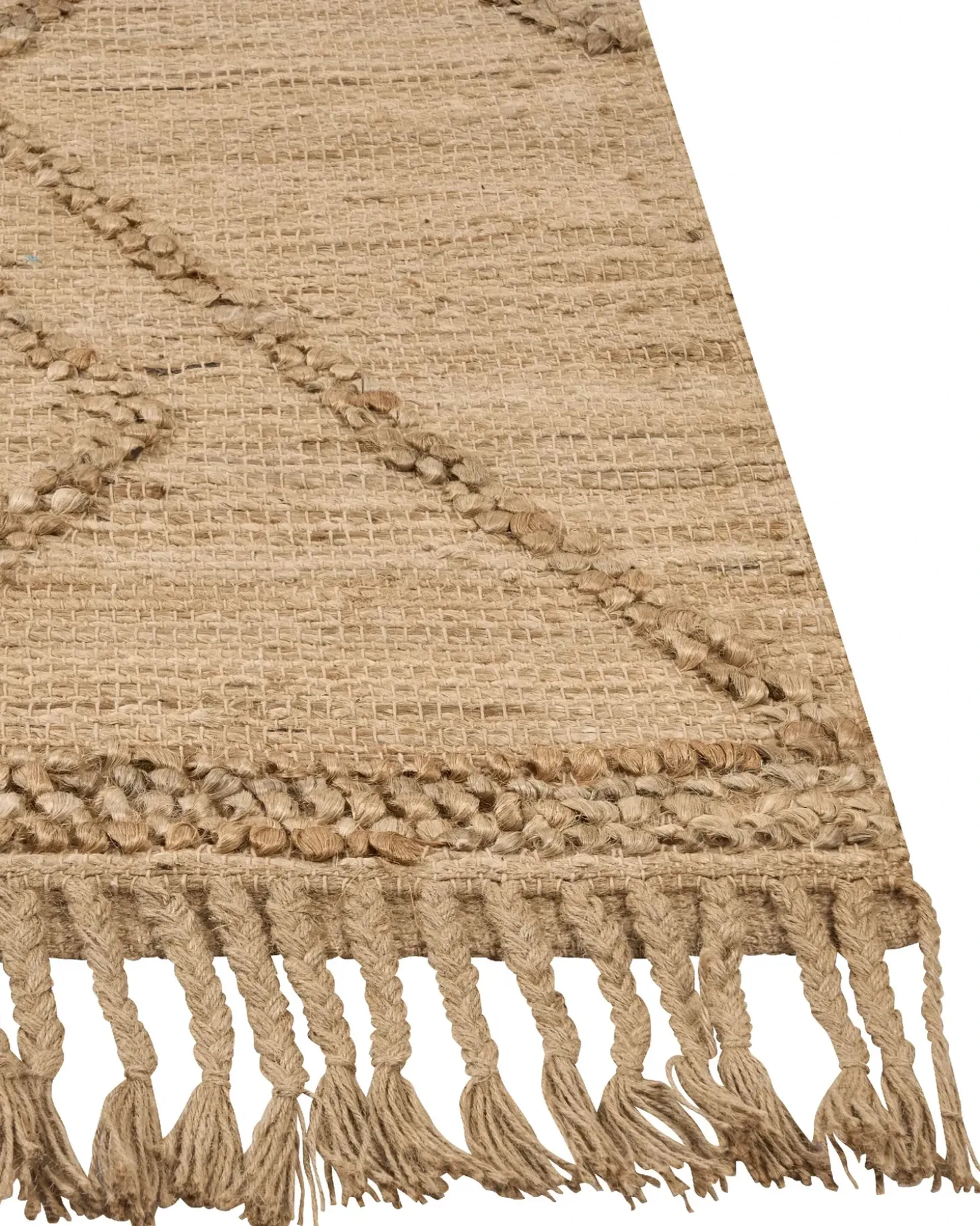 Gulvtæppe HANDERE Beige 200 x 300 cm Jute
