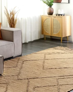 Gulvtæppe HANDERE Beige 200 x 300 cm Jute