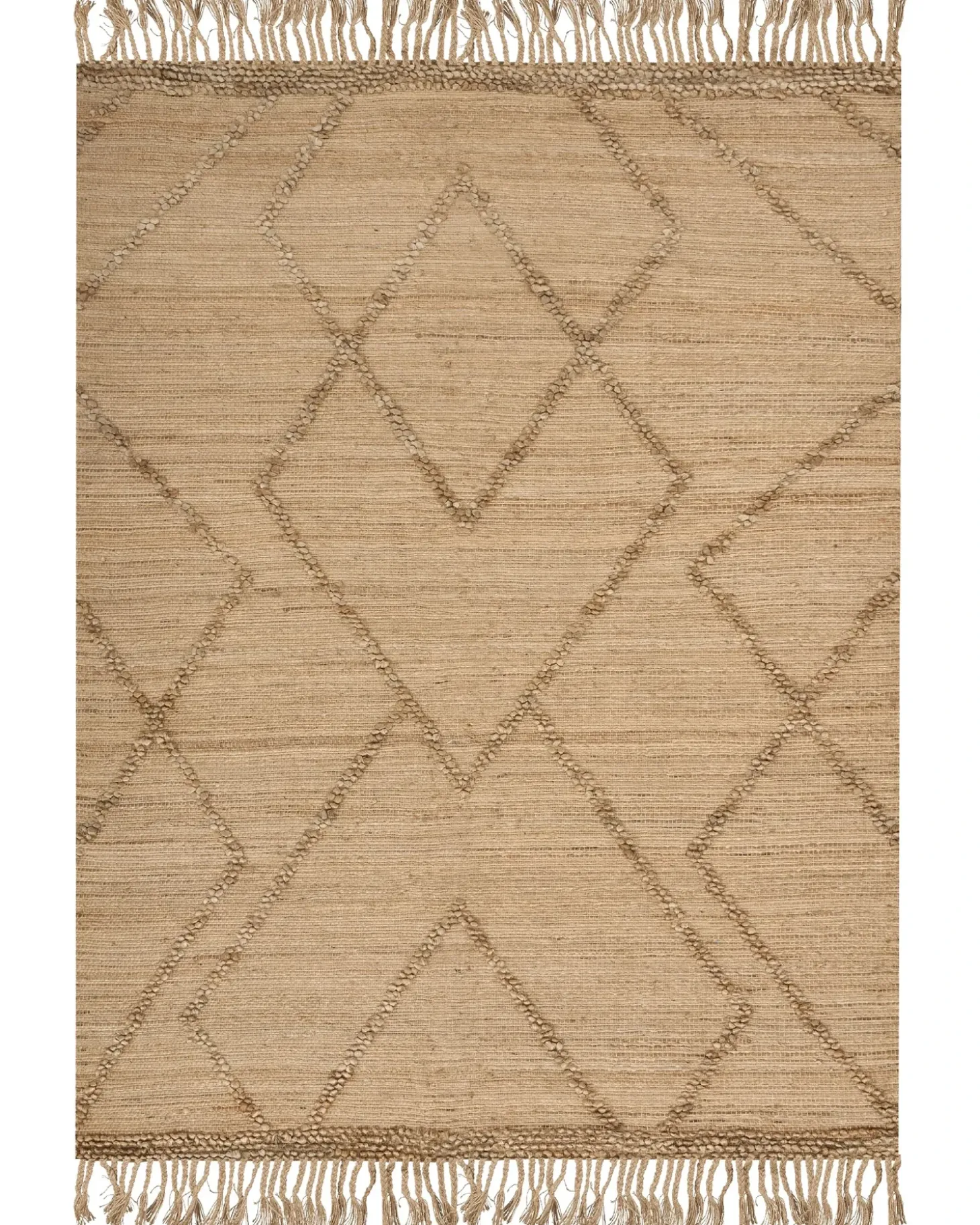 Gulvtæppe HANDERE Beige 200 x 300 cm Jute