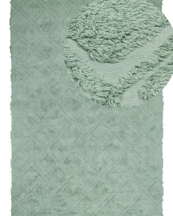 Gulvtæppe HATAY Lysegrøn 160 x 230 cm Bomuld