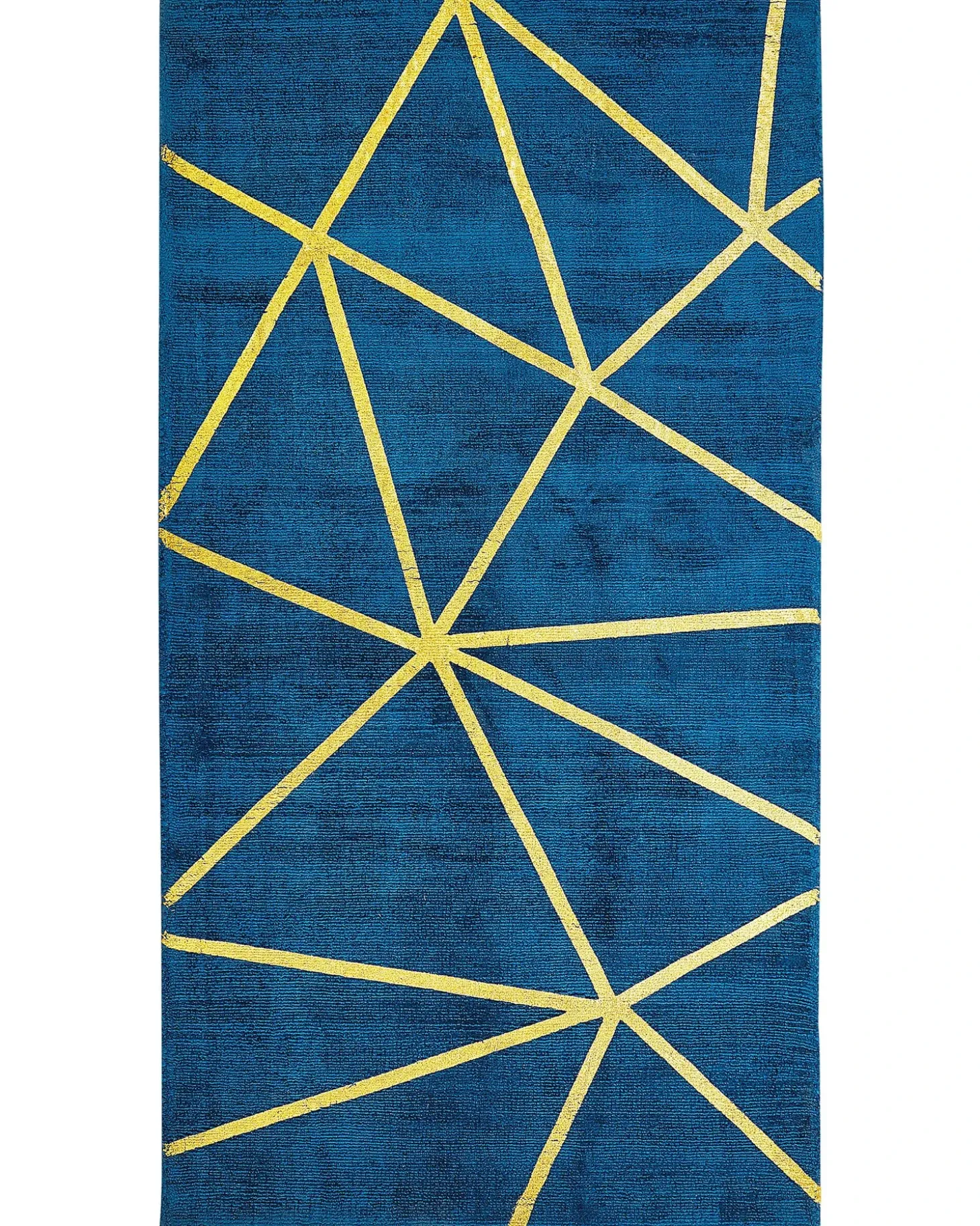 Gulvtæppe HAVZA Blå 80 x 150 cm Viskose