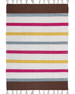 Gulvtæppe HISARLI Multifarvet 160 x 230 cm Bomuld