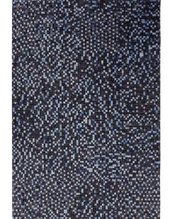 Gulvtæppe IKISU Mørkebrun 160 x 230 cm Ægte læder