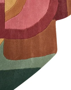 Gulvtæppe INDORE Multifarvet 160 x 230 cm Uld