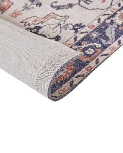 Gulvtæppe KABTA Multifarvet 80 x 150 cm Bomuld