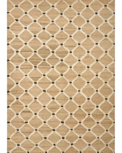 Gulvtæppe KALEKOY Beige 160 x 230 cm Jute
