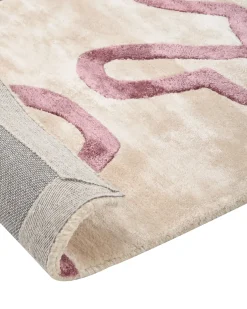 Gulvtæppe KAPPAR Beige 160 x 230 cm Viskose