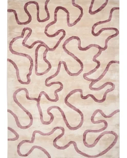 Gulvtæppe KAPPAR Beige 160 x 230 cm Viskose