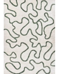 Gulvtæppe KAPPAR Lys Beige 160 x 230 cm Viskose