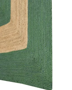 Gulvtæppe KARAKUYU Grøn 200 x 300 cm Jute
