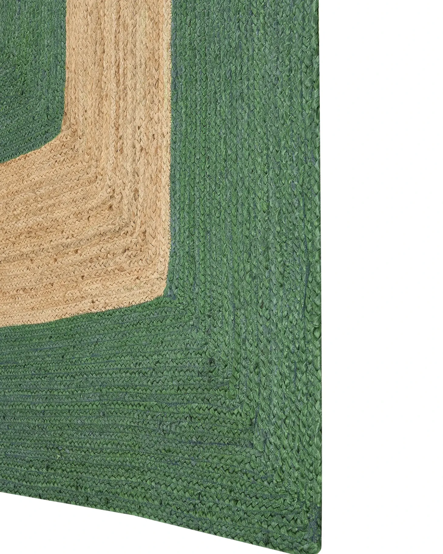 Gulvtæppe KARAKUYU Grøn 160 x 230 cm Jute