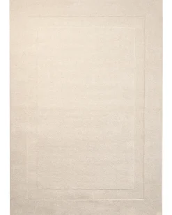 Gulvtæppe KARGIL Cremehvid 160 x 230 cm Uld