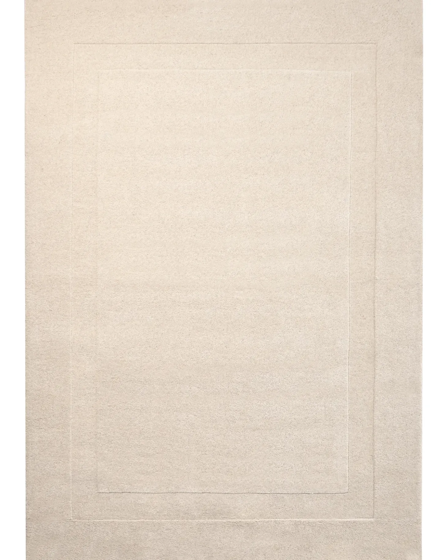 Gulvtæppe KARGIL Cremehvid 160 x 230 cm Uld