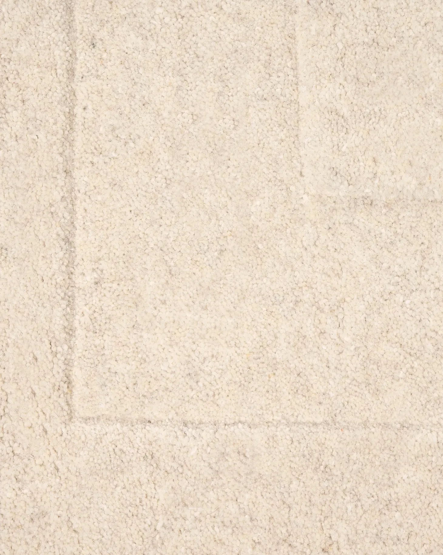 Gulvtæppe KARGIL Cremehvid 160 x 230 cm Uld
