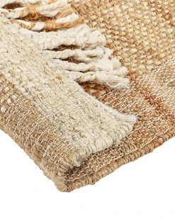 Gulvtæppe KARKIN Beige 80 x 150 cm Jute