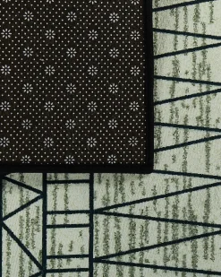 Gulvtæppe KEBAN Sort 160 x 230 cm