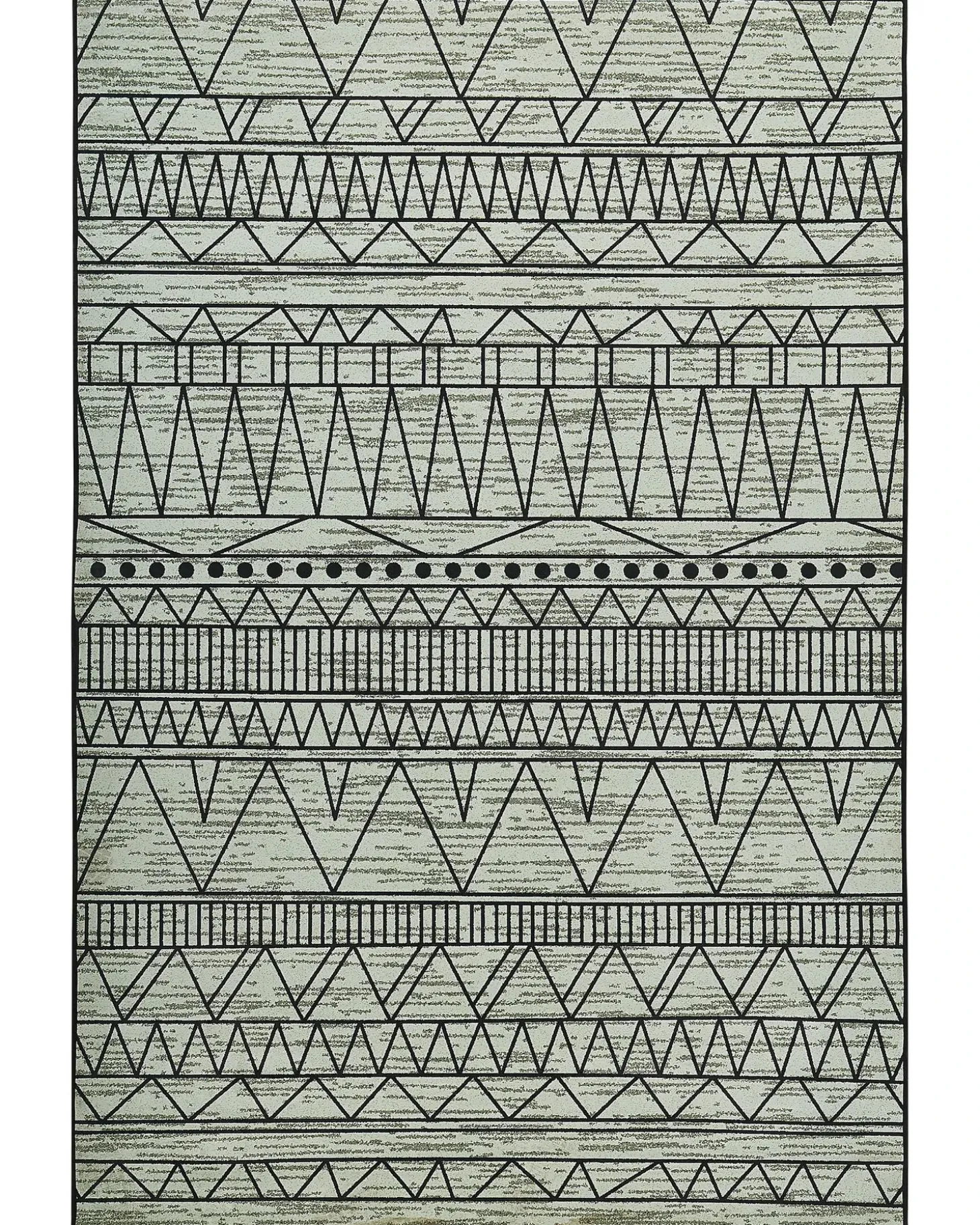 Gulvtæppe KEBAN Sort 160 x 230 cm