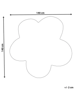 Gulvtæppe KOKKINI Lys Beige ø 140 cm Uld