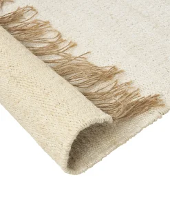 Gulvtæppe LUNIA Lys Beige 80 x 150 cm Jute