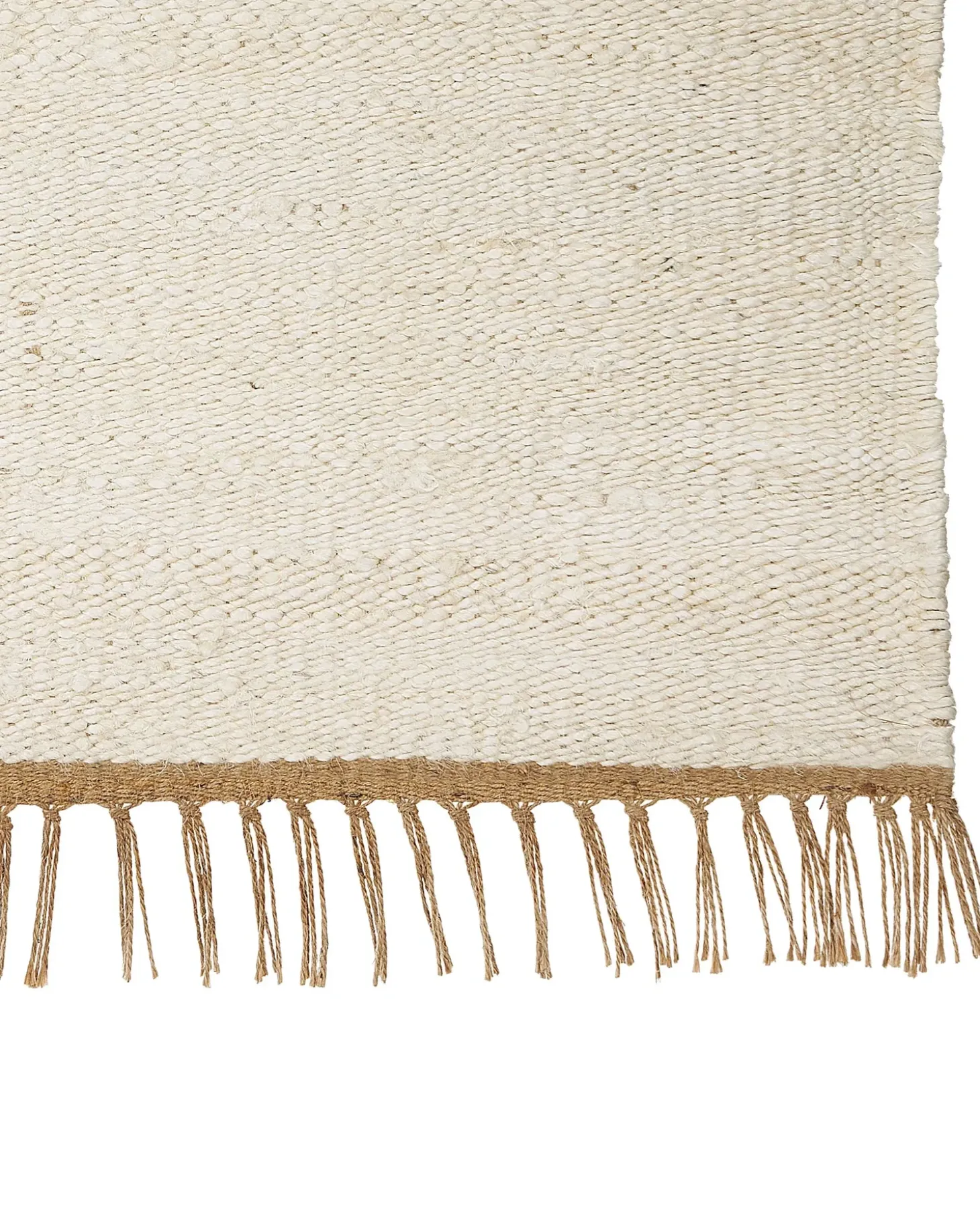 Gulvtæppe LUNIA Lys Beige 80 x 150 cm Jute
