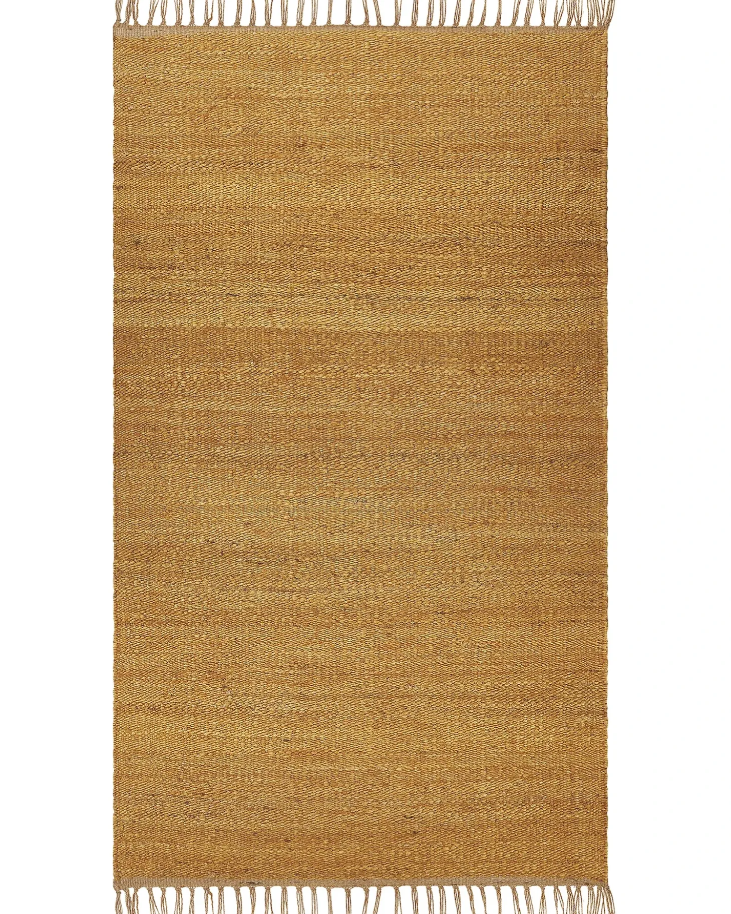 Gulvtæppe LUNIA Sennepsgul 80 x 150 cm Jute