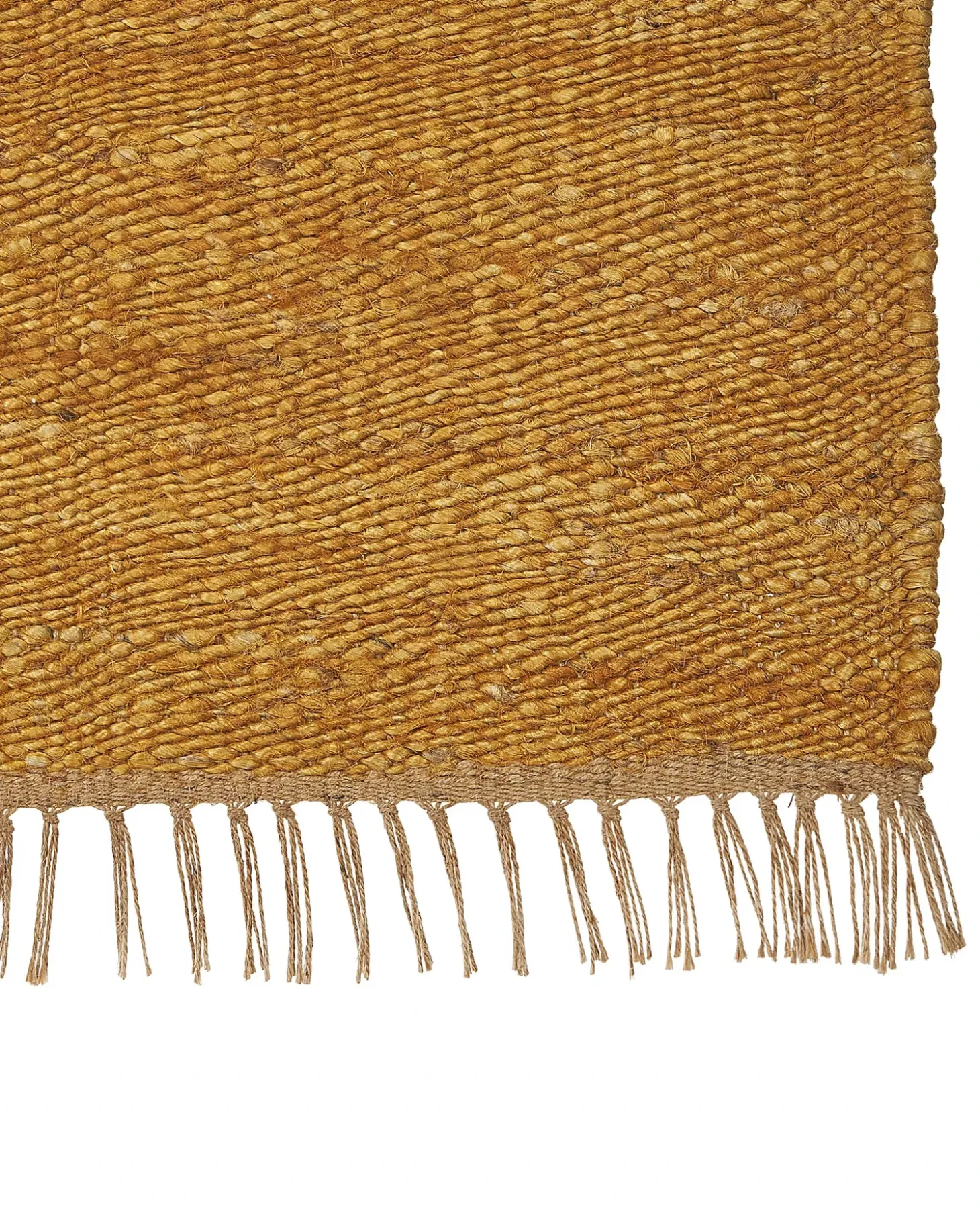 Gulvtæppe LUNIA Sennepsgul 80 x 150 cm Jute